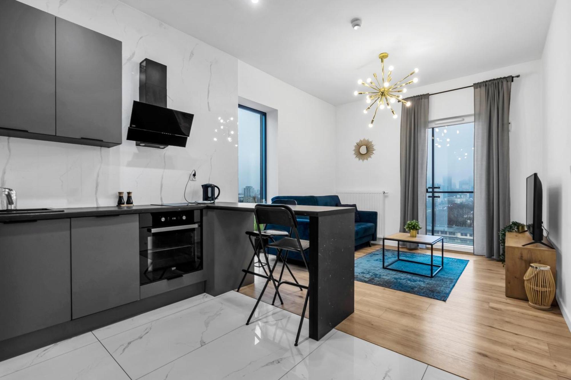 Warsaw Business Apartments - Air Conditioning, 10Th Floor, City View, Balcony - By Rentujemy ภายนอก รูปภาพ